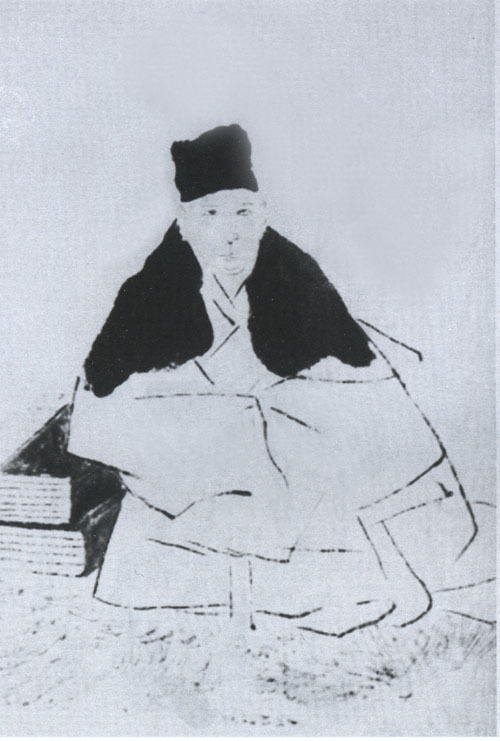 俗姓朱,名怀仁,一名虚白,号紫阳山人,别号倦鹤,室号觉非庵,出家后用