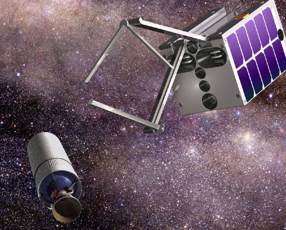 太空垃圾清理车想象图